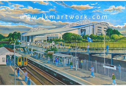 Amex Stadium 'Going to the Match' Fine Art Print - Brighton & Hove Albion FC